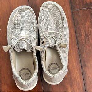 Hey Dude Light Gray Slip-On Loafers